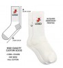 Quality compression ankle grip designer mens crew unisex sport cotton custom logo socks men