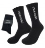 OEM Design Your Own Fancy Novelty Embroidery Sock Men Pattern Logo Chaussettes Customize Cotton Unisex Crew Logo Socks