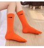 Amazon hot sell high grade quality custom logo socks branded men's cotton socks unisex adult size athletic sports NK socks