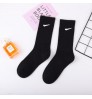 Amazon hot sell high grade quality custom logo socks branded men's cotton socks unisex adult size athletic sports NK socks