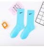 Amazon hot sell high grade quality custom logo socks branded men's cotton socks unisex adult size athletic sports NK socks