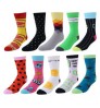 Creative Custom Cotton Popular Logo Men Women Socks Tube Skateboard Casual Happy Socks