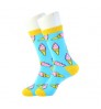 Creative Custom Cotton Popular Logo Men Women Socks Tube Skateboard Casual Happy Socks