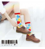 Wholesale High Quality 200 Needles Full Cotton Jacquard Dress Socks Colorful Festival Crazy Funny Women Men Crew Happy Socks