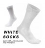 Uron 2021 custom mens white socks women white socks men socks