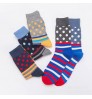 Custom socks logo fashion men dress happy unisex organic cotton novelty unisex funny socks