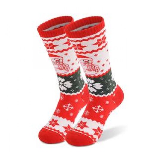 christmas children cotton knee high socks
