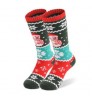 christmas children cotton knee high socks