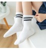 Wholesale cheap baby girl long socks custom white school socks for children