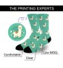 Free sample sublimation socks blank custom men food tube long stockings 3d print socks