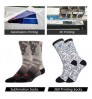 Free sample sublimation socks blank custom men food tube long stockings 3d print socks