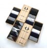 Wholesale Hot Sale Gifts Box Man Socks Fashion Plaid Solid Color 5 Pairs Gifts Box Breathable Cotton Business Men Socks