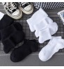 High Quality Embroidery Men Athletic Sports Crew Socken Men's Plain White Cotton Ankle Custom Logo Socks