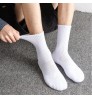High Quality Embroidery Men Athletic Sports Crew Socken Men's Plain White Cotton Ankle Custom Logo Socks