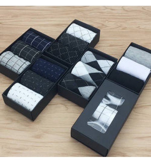 Wholesale men's boxed sock garment comfortable soft men's socks