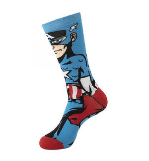 toddler fun colourful super hero super man anime ankle children socks