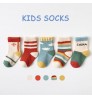 Custom cartoon pattern baby socks comfortable combed cotton children's socks for babies lovely kids socks manufacturer
