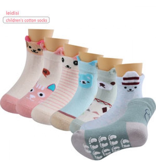 Socks Comfortable Baby Anti Slip Socks Children's Socks Cute Cartoon Baby Socks Non Slip In Stock Wholesale