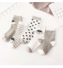 Socks Autumn Winter Soft Cotton Kids Crew Socks Boys Girls Cute Cartoon Animal Stripe Dots Baby Socks
