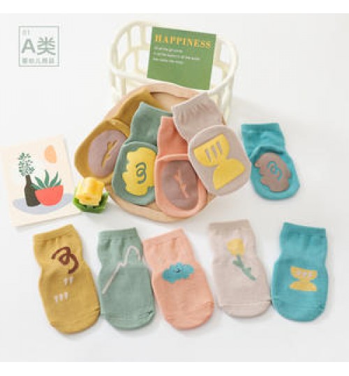 non slip socks 2022 spring and autumn new baby floor socks cartoon toddler children's early education home socks