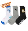 NO MOQ FREE DESIGN Oem brand Custom Design Own Logo Men Crew Socks Private Your Label Bamboo Cotton Man Sock