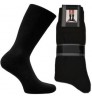 Solid Color Black Men's Office Socks