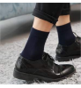 Solid Color Black Men's Office Socks