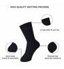 Solid Color Black Men's Office Socks