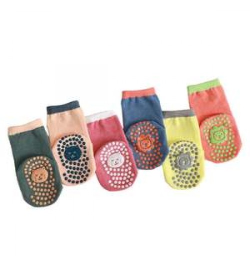 Cmax New Non-slip Baby Toddler Socks Cute Cartoon Early Classroom Floor Socks