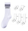 Low MOQ Custom Logo Athletic Men`s Tube White Womens Sports Socks