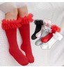 toddler High quality lovely cotton stocking knee high girl custom mesh children solid color baby socks