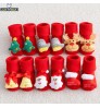 Conyson 2021 winter New fashion Christmas kids cute sets cotton thicken antislip popular toddler kids unisex red room socks