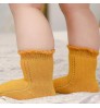 Breathable Newborn Baby Toddler Girls Socks Unisex Combed Cotton Infant Toddler Ankle Socks