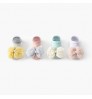 B328 12 pairsThin bow children's socks non-slip toddler socks