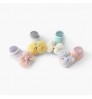 B328 12 pairsThin bow children's socks non-slip toddler socks