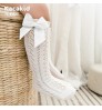 Toddlers Big Bow knee high Long socks Cotton kids baby Knee High Socks