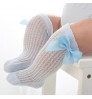 Knee High Tube Ruffled Long Newborn Socks bows Infants Toddlers Baby Girls Socks