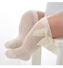 Knee High Tube Ruffled Long Newborn Socks bows Infants Toddlers Baby Girls Socks