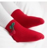 Factory Price Hot Sale Toddler Kid Children Fruit Cotton Calcetines Girl Sweat-absorbing Combed Infant Newborn Baby Socks