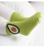 Factory Price Hot Sale Toddler Kid Children Fruit Cotton Calcetines Girl Sweat-absorbing Combed Infant Newborn Baby Socks