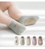 New spring and summer combed cotton baby non-slip floor socks children cartoon toddler socks