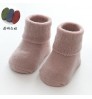 Cute solid color comfortable cotton toddler sock infant custom knitted baby socks