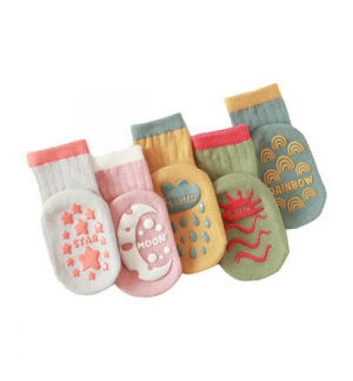 New style summer baby silicone soles non-slip socks children cartoon toddler floor socks