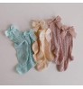 2022 Summer Toddler Children Girl Fishnet Socks with Bows Solid Girl Dress Socks 1-12 Years 5 pairs/pack