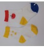 Children's knitted polyester cotton fruit pattern toddler socks