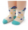 Custom logo anti slip walking cotton girl boy infant toddler socks cute newborn grip children kids socks knit custom baby socks