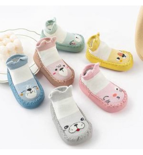 High Quality Soft Bottom Floor Socks Baby Combed Cotton Socks Girl Anti-Slip Toddler Socks