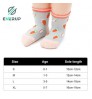 Enerup Girls Crew Cartoon Sock Cotton Soft Keep Warm Toddler Socks Cute Anti Slip Breathable Comfortable Wholesale Socks