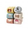 Winter Calcetines Divertidos Floor Warm Fuzzy Cartoon Animal Home Coral Fleece Baby Socks