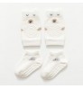 wholesale cartoon bear pattern boys and girls floor socks cute infant cotton socks